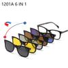 Magnetic Clip-on Sun Glasses With Multiple Lenses Glasses Colorful Tinted Sun Glasses Suitable For Nearsightedness