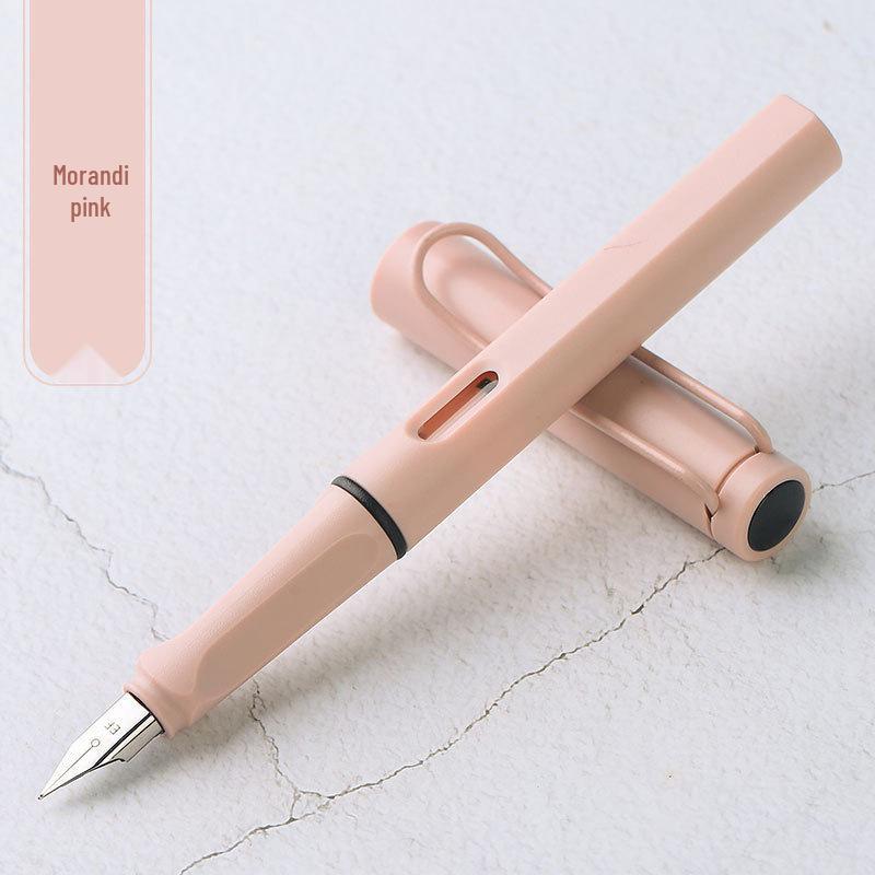 Colorful Ergonomic Fountain Pen for Students - Perfect for Writing Practice and Custom Logo Gifts