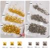 200Pcs/Set Nail Decor Creative Long Lasting Lightweight Decorative Metal Decals Charms Rivets Nails Tips for Manicure