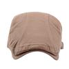 Twill Forward Hat Men'S Washed Cotton Solid Color British Cap Beret Women'S Spring Summer Outdoor Sun Hat