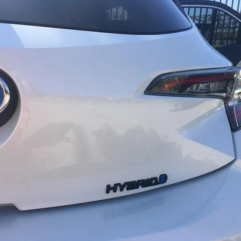 3D For Toyota HYBRID Car Logo Stickers Refitting BVNCT6 Metal Emblem Badge Decal Auto Accessories Prius Camry Crown Auris Rav4 Corolla