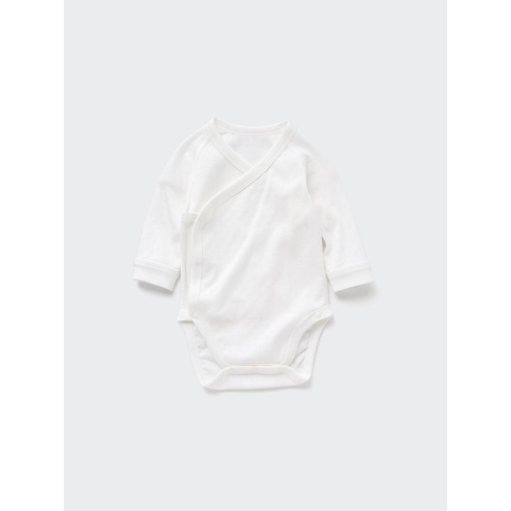 Uniqlo Body Suit Pointelle Front Open