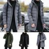 Herren Winter Warm Lange Oberbekleidung Mit Kapuze Verdicken Mittellang Mit Kapuze Feind Männer Warmer Mantel Winter Puffer Jacke Mode Parka Mantel