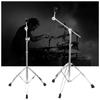 Cymbal Stand Straight & Boom Cymbal Stand Double Braced Legs Height & Angle Adjustable Drum-kit