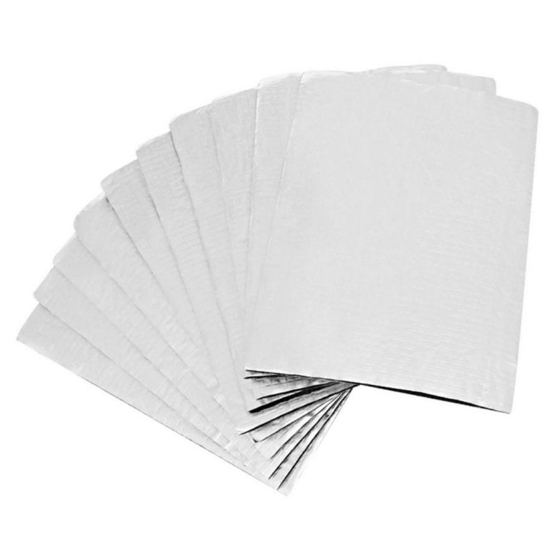 Car Engine Noise Dampening Mats, Flame Retardant Sound Absorbing Soundproofing Pads Suitable For Vehicle Interior 10pcs
