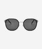 Byumaeb Tidy_Polygonal Half-Rim Soltex Sunglasses