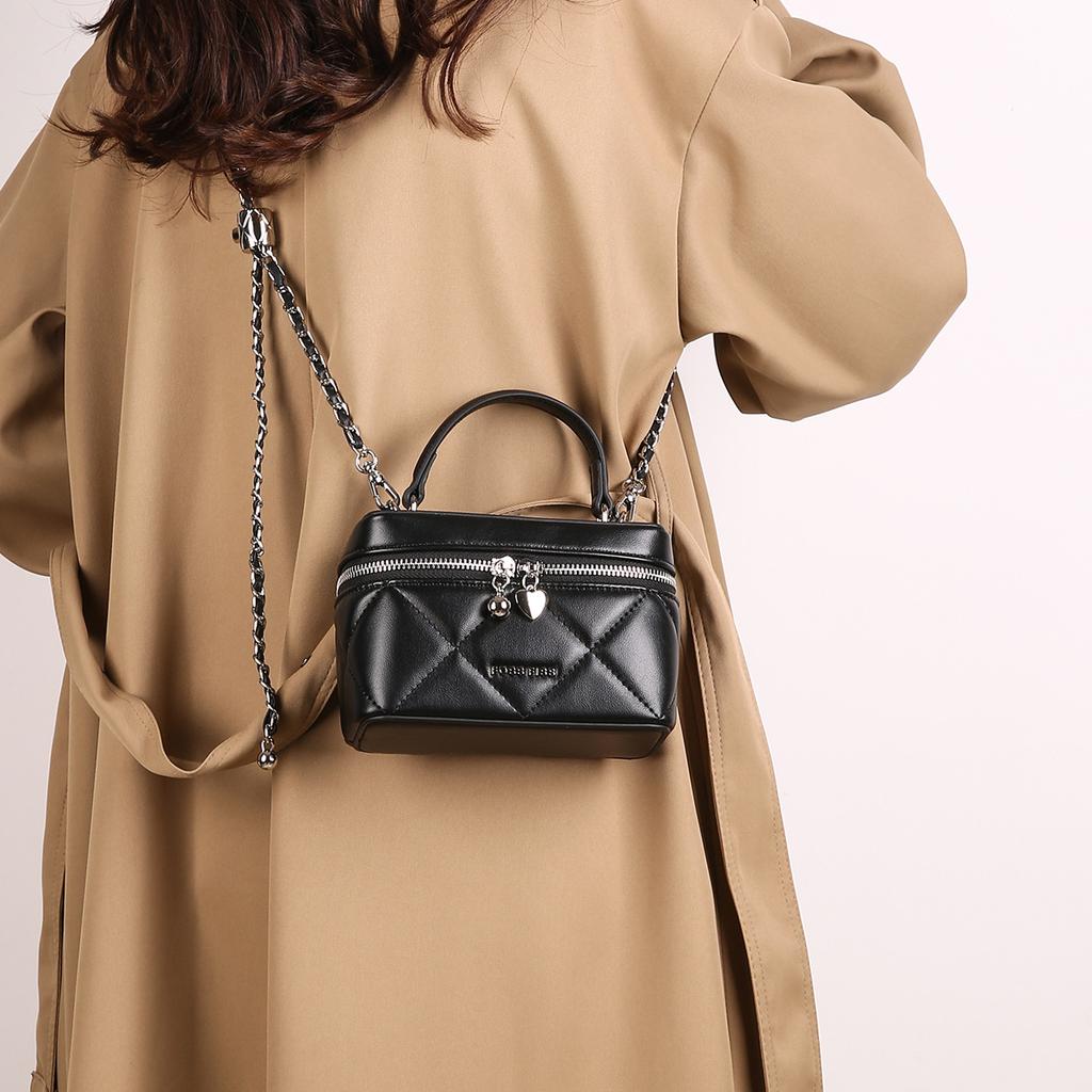 Small Niche Box Bag, Elegant Commuter Chain Small Square Bag, Women's Bag