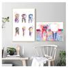 Leinwanddruck Zahnarzt Wandkunst Malerei Medizin Hygieniker Poster Zahn Aquarell Klinik Dekor Zahnkunst Bild Zahnimplantat