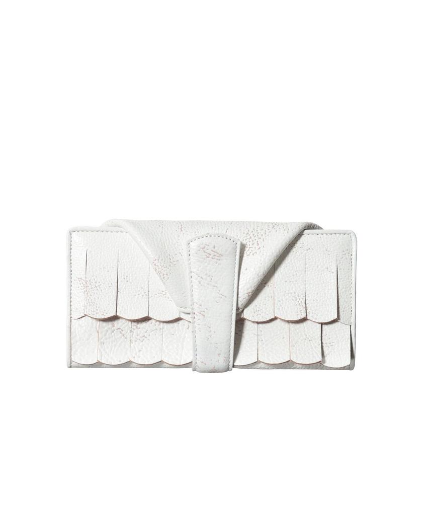 Hiroko Hayashi FRANGIA Mini Long Wallet 70941784 Women's White (002) 00 (FREE)