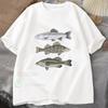 Fish Graphic Men's Summer T-Shirt Cotton O-neck Short-sleeved Tee Tops Unisex T Shirts Casual T