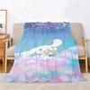 Cinnamoroles Summer Blanket Throw Fluffy Plaid Warm Blankets for Cold Microfiber Bedding Beach Towel Home Interior Knee Soft Nap