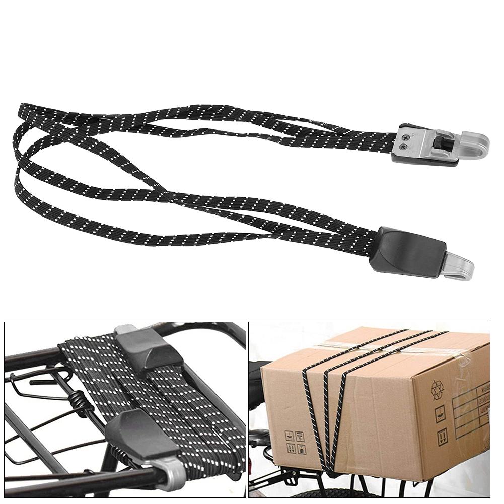 3 In 1 Multifunctional Bike Luggage Strap Stretch Elastic Tension Belts with Hooks