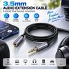 Stereo 3.5mm Audio Extension Cable Straight Plug Audio Extension Cord  Speaker Connection