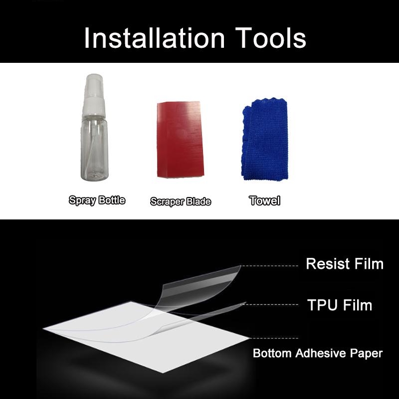 Car GPS Navigation LCD TPU Screen Protector Anti-Scratch Film Fitting PPF Protective Sticker For Lexus RX 350h 500h