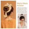 Plush Fabric Kitten Headband Cat Shape Meatball Headband Cute Plush Cat Headband  For Girls Women