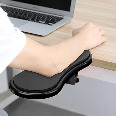 Ergonomiczne Podparcie Przedramienia Biurka - Plastikowa Rama, Miękkie Wyściełanie Podparcie Łokcia dla Komfortu podczas Gry i Pracy Biurowej