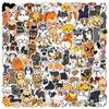 100PCS Cute Mix Dog Cartoon Animals Graffiti Stickers DIY Phone Guitar Laptop Notebook Suitcase Cup Waterproof Sticker Kids Toy