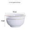 Minnai Jingdezhen Hand-painted Gold Rim Ceramic Tableware