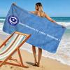 Portsmouth Print Beach Towel, Large Soft Quick Dry Towel for Beach Camping Swimming
