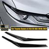 2 ks krytů nad přední světlomety pro Toyota Camry LE XLE SE XSE Samolepka obočí lišta 2018 2022 Autopříslušenství