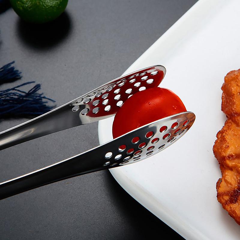 Kitchen Tongs Kitchen Utensils Bbq Food Clip Kitchen Chief Tongs Stainless Steel Portable For Picnic Barbecue Cooking