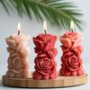 Vela de Aromaterapia Estilo Flor Molde de Silicona Molde para Velas de Rosa Decoración Adorno de Aromaterapia Hecho a Mano para el Día de San Valentín