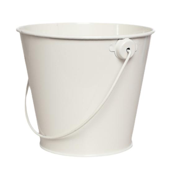 Iron Hanging Flower Pot Garden Balcony Wall Vertical Bucket Holder Barrel Supply