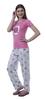 Inkmeso 2 Pc Pajama Sets For Women  s Soft Cute Jersey Sleepwear Top With Pajamas PJ