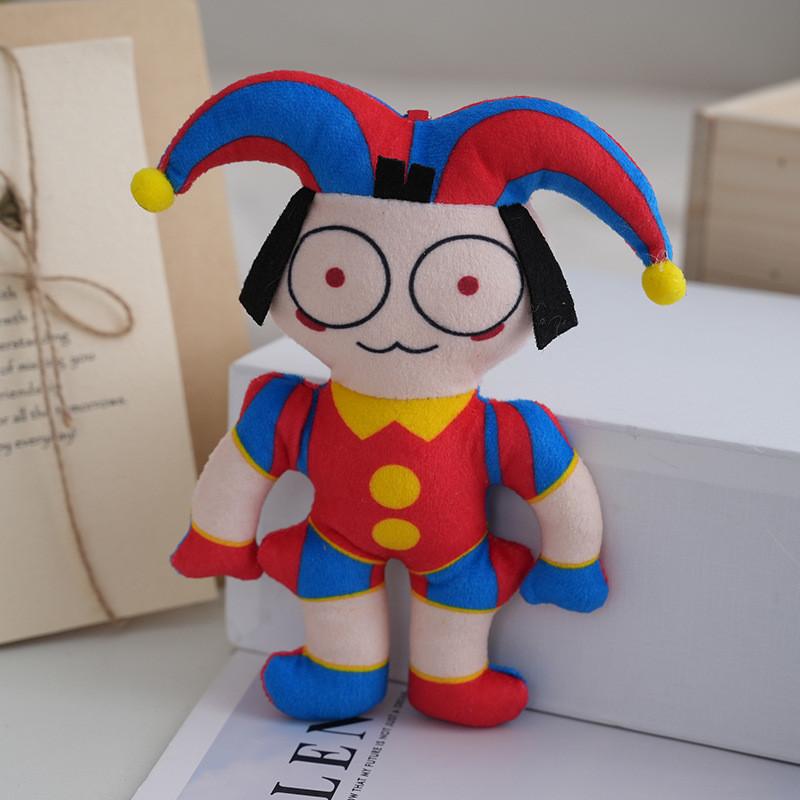 Adorable Colorful Dinosaur Plush Toy Circus Themed Gift Cute Clown Bunny Stuffed Animal