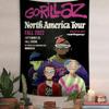 Retro Gorillaz Posters Music Prints Printed Large Wall Tapestry Hanging Tarot Hippie Wall Rugs Dorm Cheap Hippie Wall Hanging