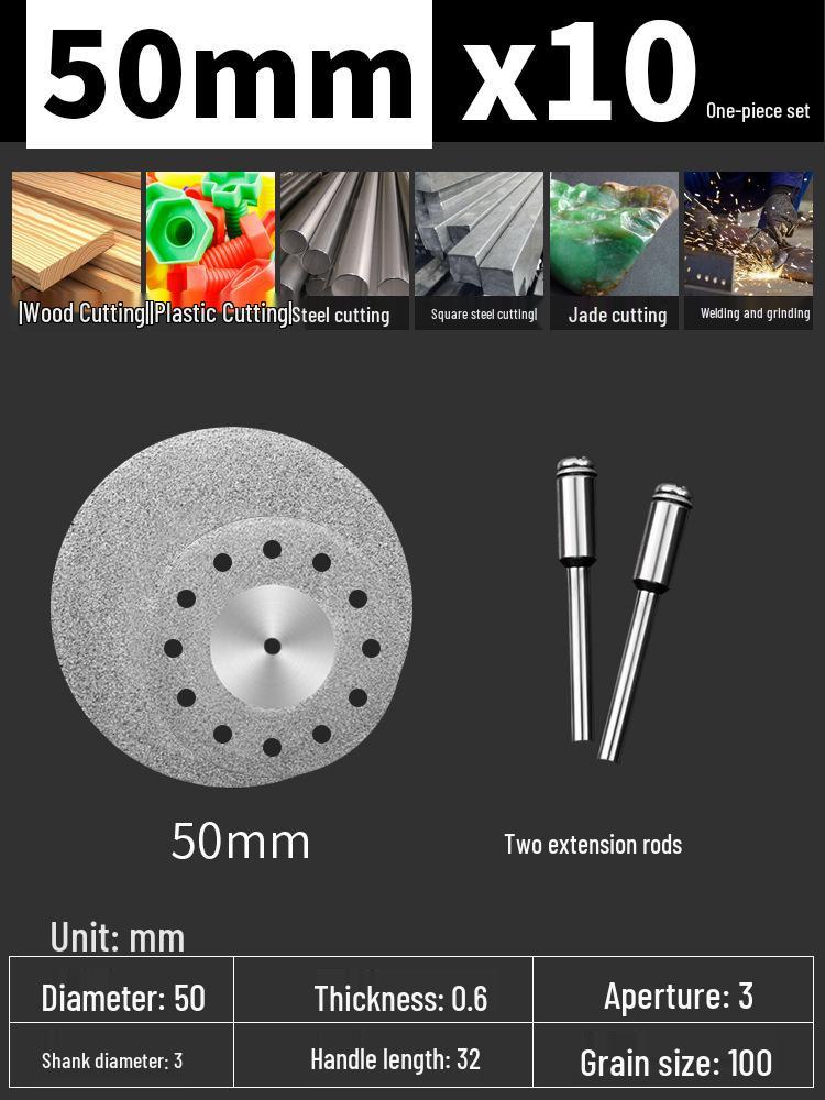Diamond Grinder Cutting Disc for Drill and Glass Jade Grout Saw Blade
