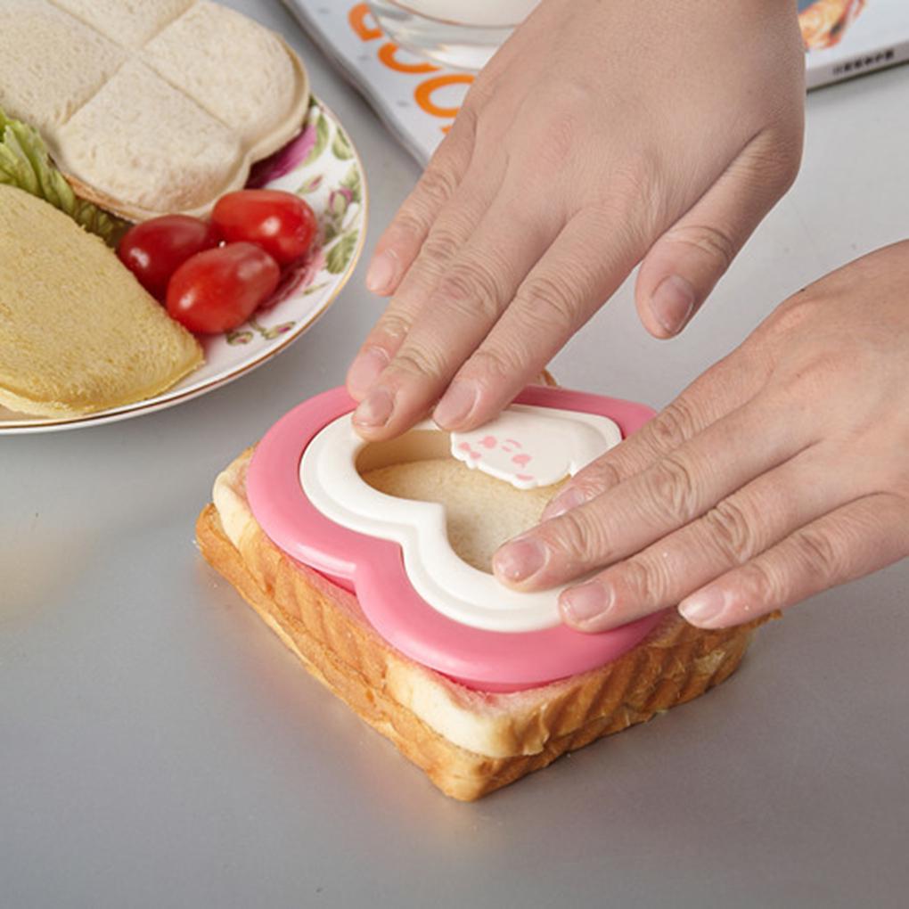 Rice Ball Mold Plastic Food Reusable Cooking Moulds Heart Shape Children Sushi Maker Kitchen Restaurant Tool Accessories