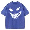 Venom Face Pattern Print Printingt Shirt Men'S Fashion Pattern T-Shirts Design Harajuku Tee Shirt Senior Cotton