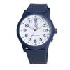 [Citizen] Uhr Q&Q SmileSolar Funk-Solar Analog 100m Wasserdicht Datum Polyurethan-Armband D08A-003VK Herren Marineblau Weiß
