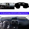 2 Layers Car Dashboard Cover Dash Mat Carpet For Renault Kangoo 2010 - 2019 LHD RHD 2011 2012 2013 2014 2015 2016 2017 2018