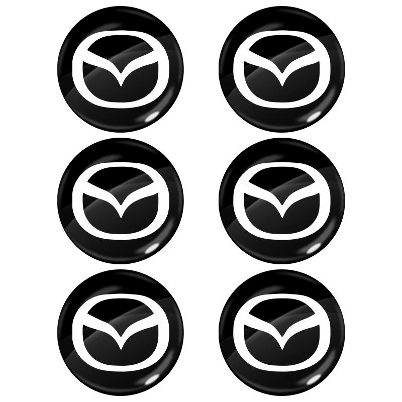 Car Lock Keyhole Stickers Door Lock Protect Car 3D Stickers For Mazda 6 3 CX5 5 2 323 CX7 Demio Atenza Axela MX30 CX30 CX3 CX9 RX8 RX7