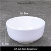 Chinese Style Pure White Ceramic Dinnerware Set