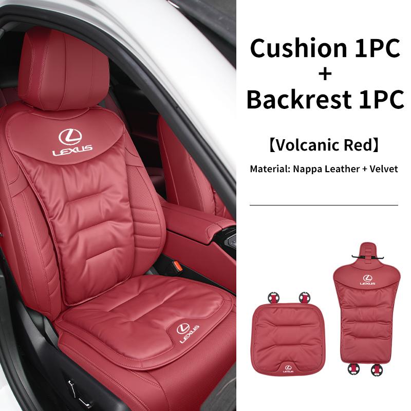 Car Velvet Cushion Leather Breathable Backrest Seat Protector Cover Accessories For Lexus CT ES GS NX IS250 CT200h IS300h ES300h KN8