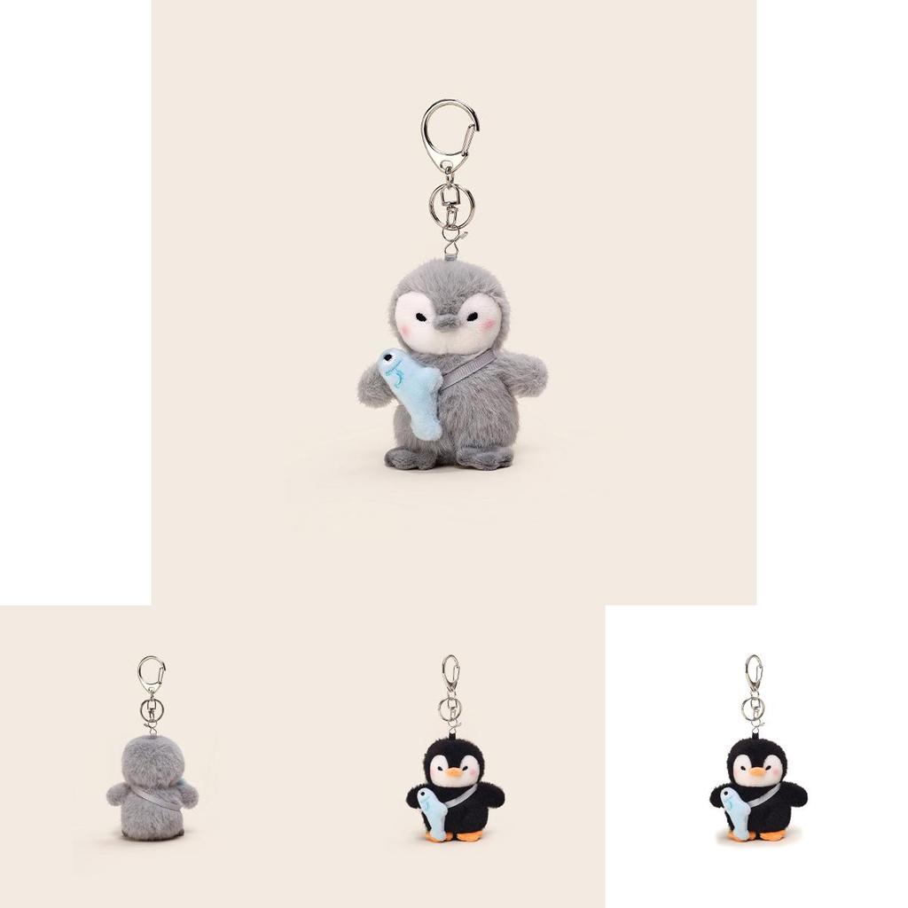 Back Fish Penguin Plush Keychain With Cute Design For Anime Fans And Accessories