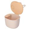 Portable Baby Milk Powder Box Bunny Ears Shaped Food Snack Storage Sealed PP Box With SpoonYellow