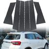 6pcs/set Car Window Trim Cover BC Column Stickers Fit for Chevy Tiggo 3 2017-2021 / Tiggo 4 2017-2021 Decorative Stickers