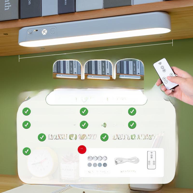 USB Rechargeable Eye Protection Desk Lamp with Remote Control for Dorms and Bedroom