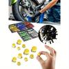 30pcs/Pack Motorcycle Screw Cover Motorcycle Body Plastic Decoration Kit Nut Shaped Cover Motorcycle Modification Accessories Screw Cover