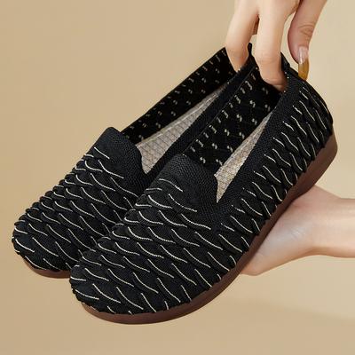 Shoes Women's 2025 Spring New Idyllic Fisherman Shoes Soft-soled Non-slip Walking Shoes Comfortable One-pedal Mother Shoes