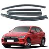 BYD E2 2019 Window Visors with Bright Strips, Rain Guards, and Thickened Side Deflectors