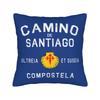 Buen Camino De Santiago Square Pillowcases Home Compostela Peregrino Cushion Cover Cute Home Decoration Throw Pillow Case 40*40
