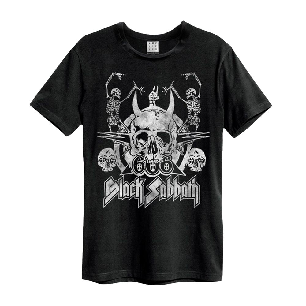 Black Sabbath Unisex Adult Dancing Skeletons T-Shirt