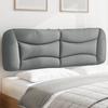 Vidaxl Headboard Cushion, Light Grey, 160 Cm, Fabric