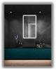 LED Illuminated Mirror 60X90 Waterproof Ip65 Wall-mounted Vertical Horizontal