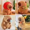 Comfortable Capybara Plush Toy Cotton Birthday Capybara Toy Simplicity Happy Birthday Doll